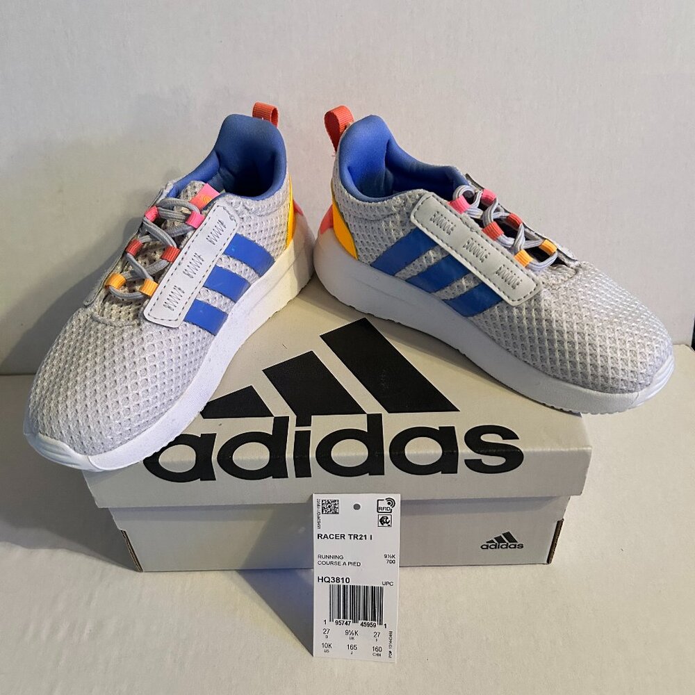 Brand New Adidas Racer TR21 Girls Sneakers with box Size 10